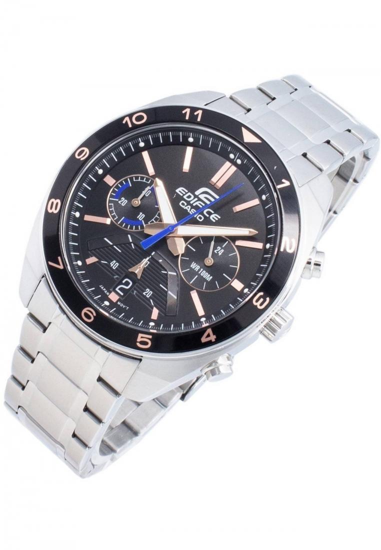 Casio Edifice EFV-590D-1A Chronograph Stainless Steel Strap Watch For Men-Watch Portal Philippines
