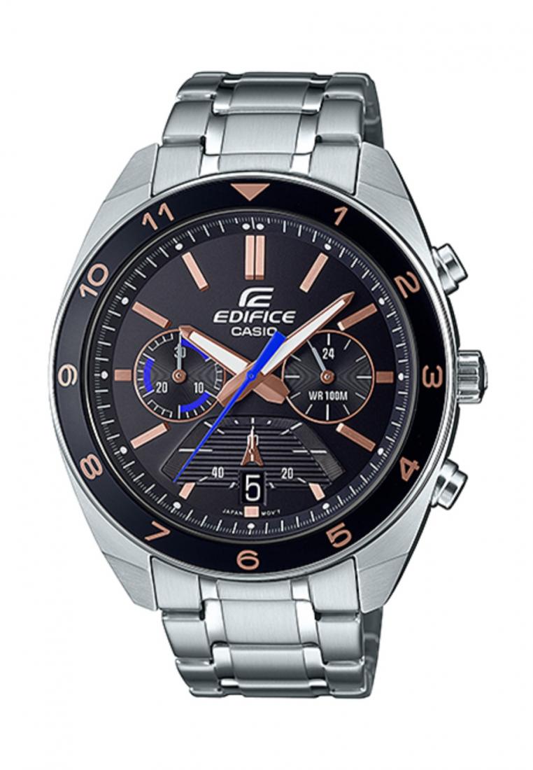 Casio Edifice EFV-590D-1A Chronograph Stainless Steel Strap Watch For Men-Watch Portal Philippines