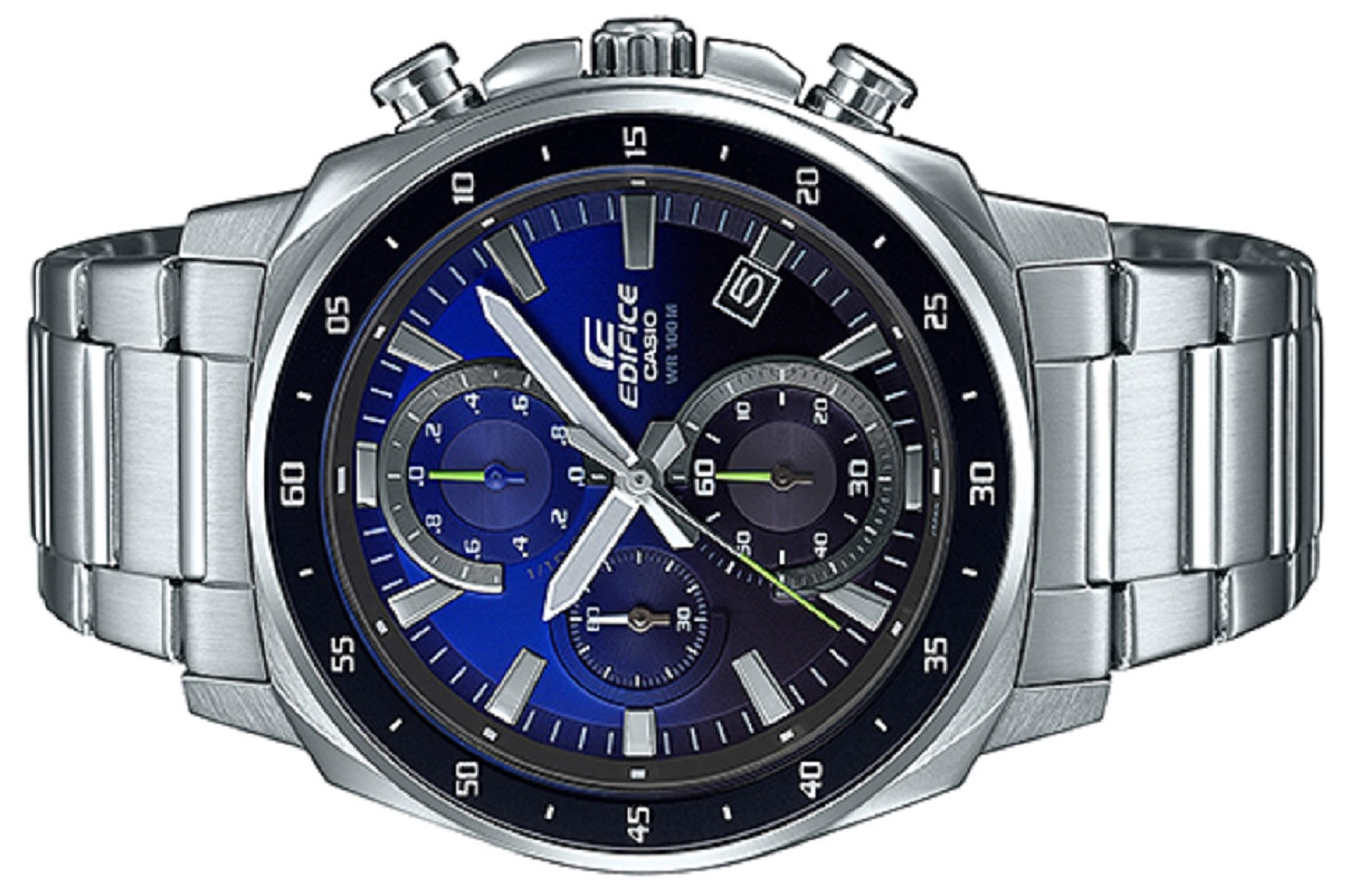 Casio Edifice EFV-600D-2A Chronograph Stainless Steel Strap Watch For Men-Watch Portal Philippines