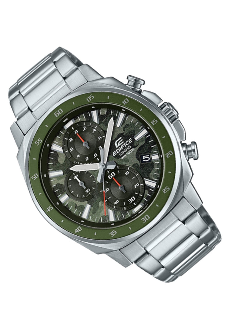 Casio Edifice EFV-600D-3C Chronograph Stainless Steel Strap Watch For Men-Watch Portal Philippines
