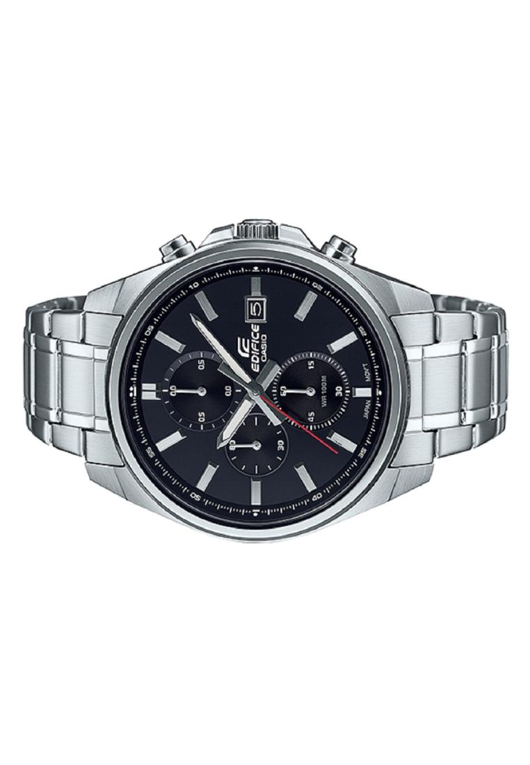 Casio Edifice EFV-610D-1A Chronograph Stainless Steel Strap Watch For Men-Watch Portal Philippines