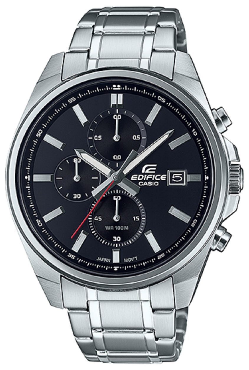 Casio Edifice EFV-610D-1A Chronograph Stainless Steel Strap Watch For Men-Watch Portal Philippines