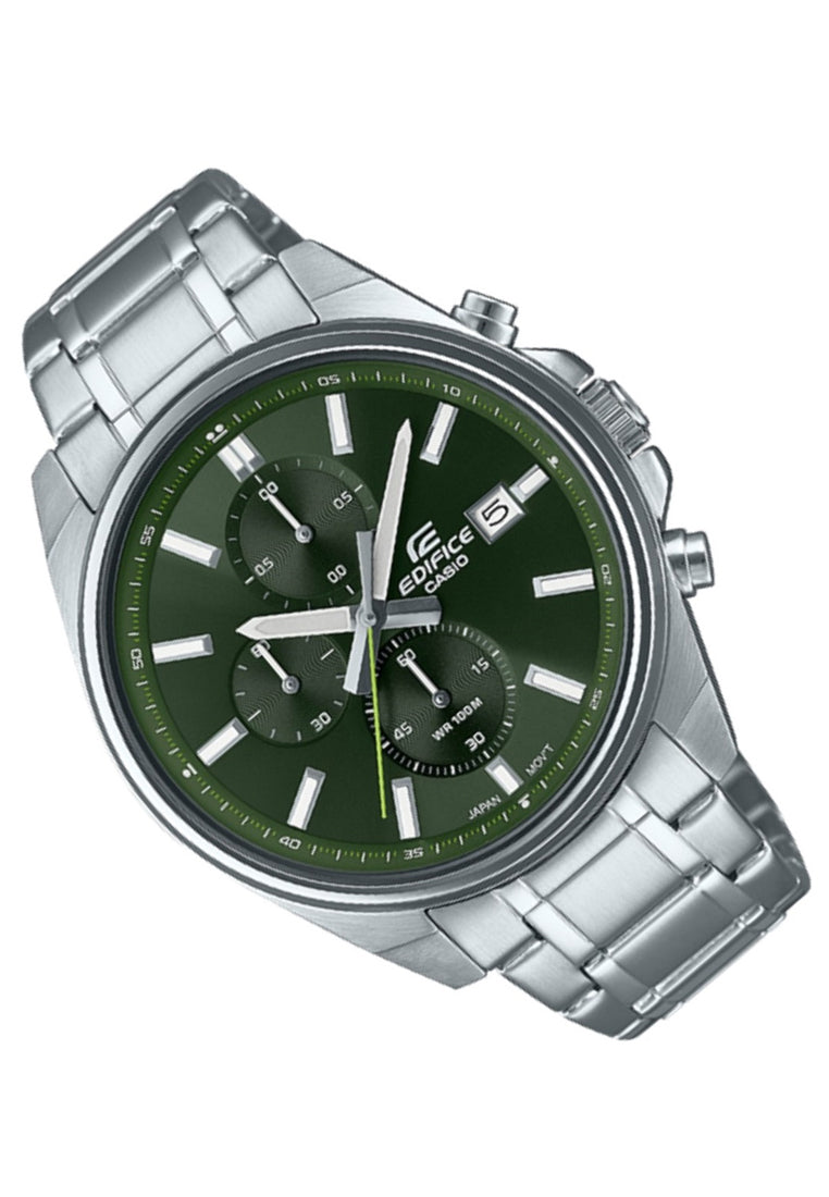Casio Edifice EFV-610D-3C Chronograph Stainless Steel Strap Watch For Men-Watch Portal Philippines