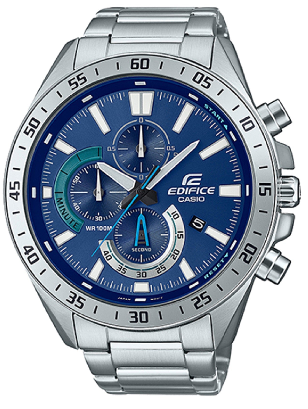Casio Edifice EFV-620D-2A Chronograph Stainless Steel Strap Watch For Men-Watch Portal Philippines