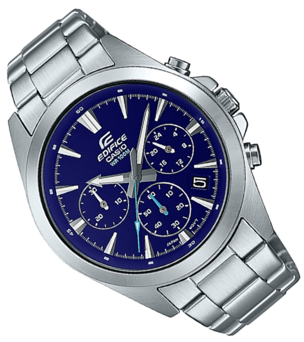Casio Edifice EFV-630D-2A Chronograph Stainless Steel Strap Watch For Men-Watch Portal Philippines