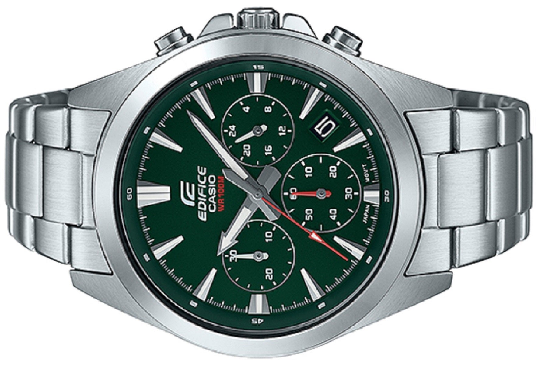 Casio Edifice EFV-630D-3A Chronograph Stainless Steel Strap Watch For Men-Watch Portal Philippines