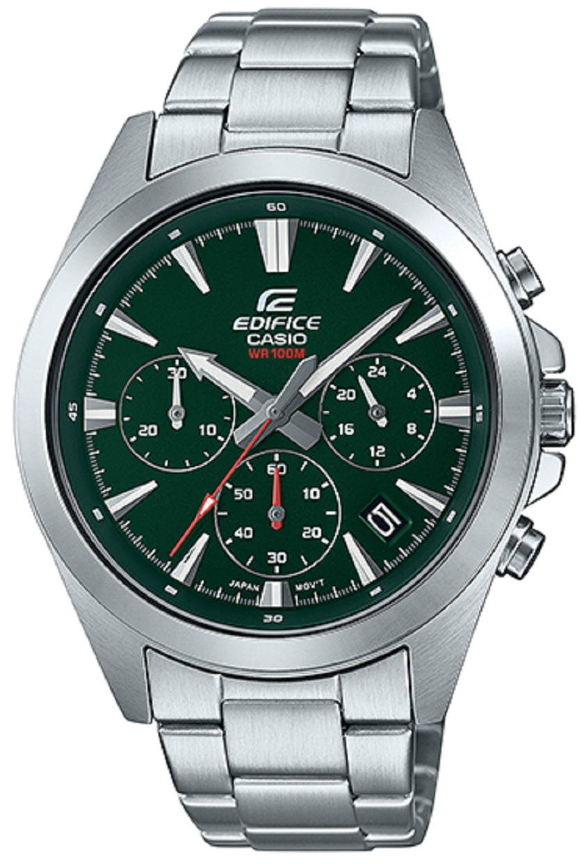 Casio Edifice EFV-630D-3A Chronograph Stainless Steel Strap Watch For Men-Watch Portal Philippines