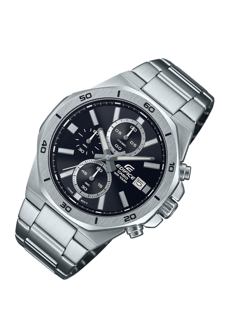 Casio Edifice EFV-640D-1A Chonograph Stainless Steel Strap Watch For Men-Watch Portal Philippines