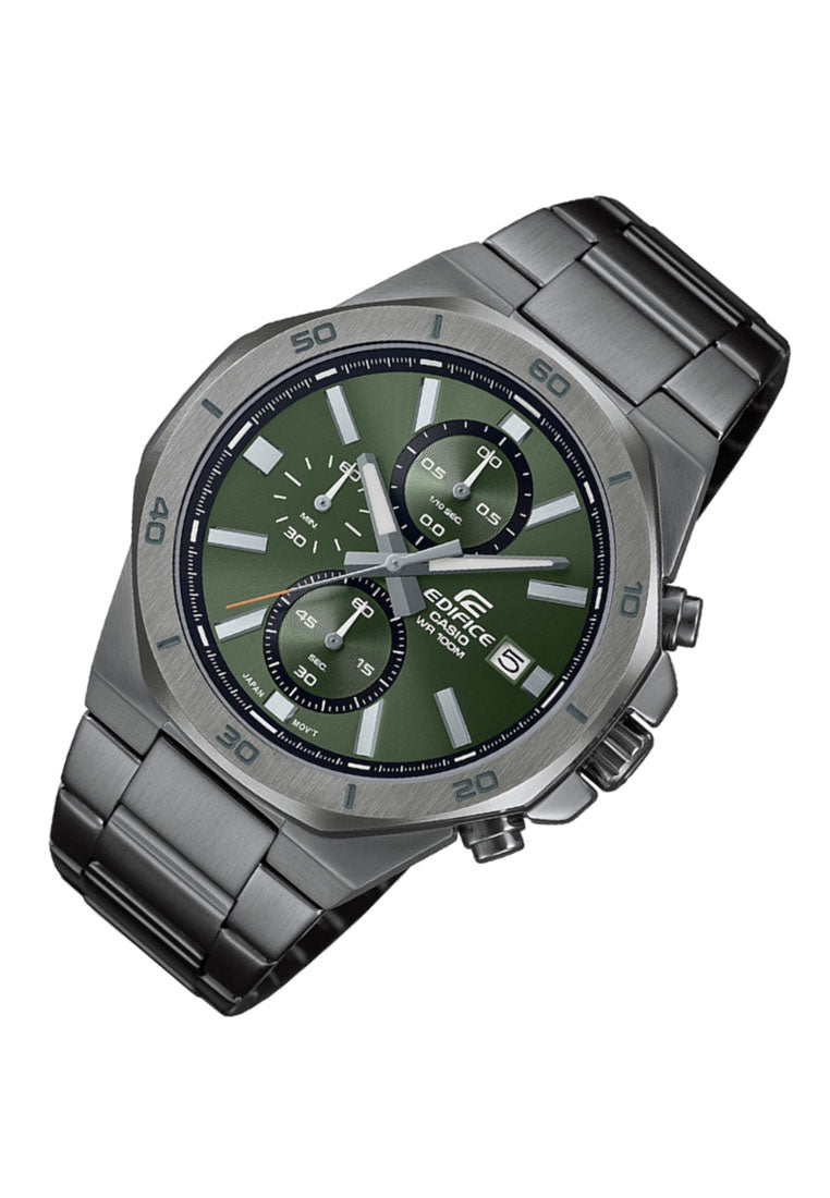 Casio Edifice EFV-640DC-3A Chronograph Stainless Steel Strap Watch For Men-Watch Portal Philippines