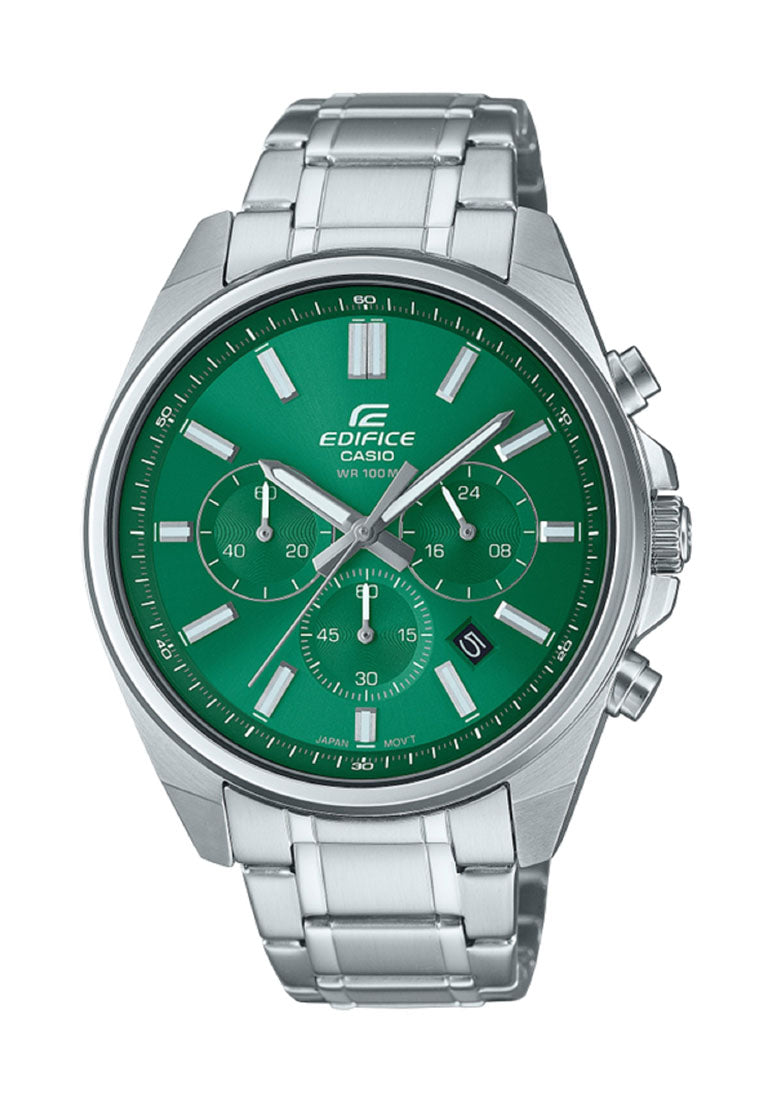 Casio Edifice EFV-650D-3A Chronograph Stainless Steel Strap Watch for Men-Watch Portal Philippines