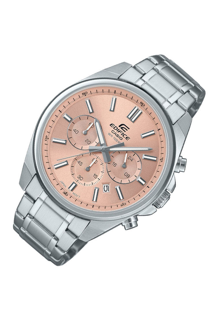 Casio Edifice EFV-650D-4A Chronograph Stainless Steel Strap Watch For Men-Watch Portal Philippines