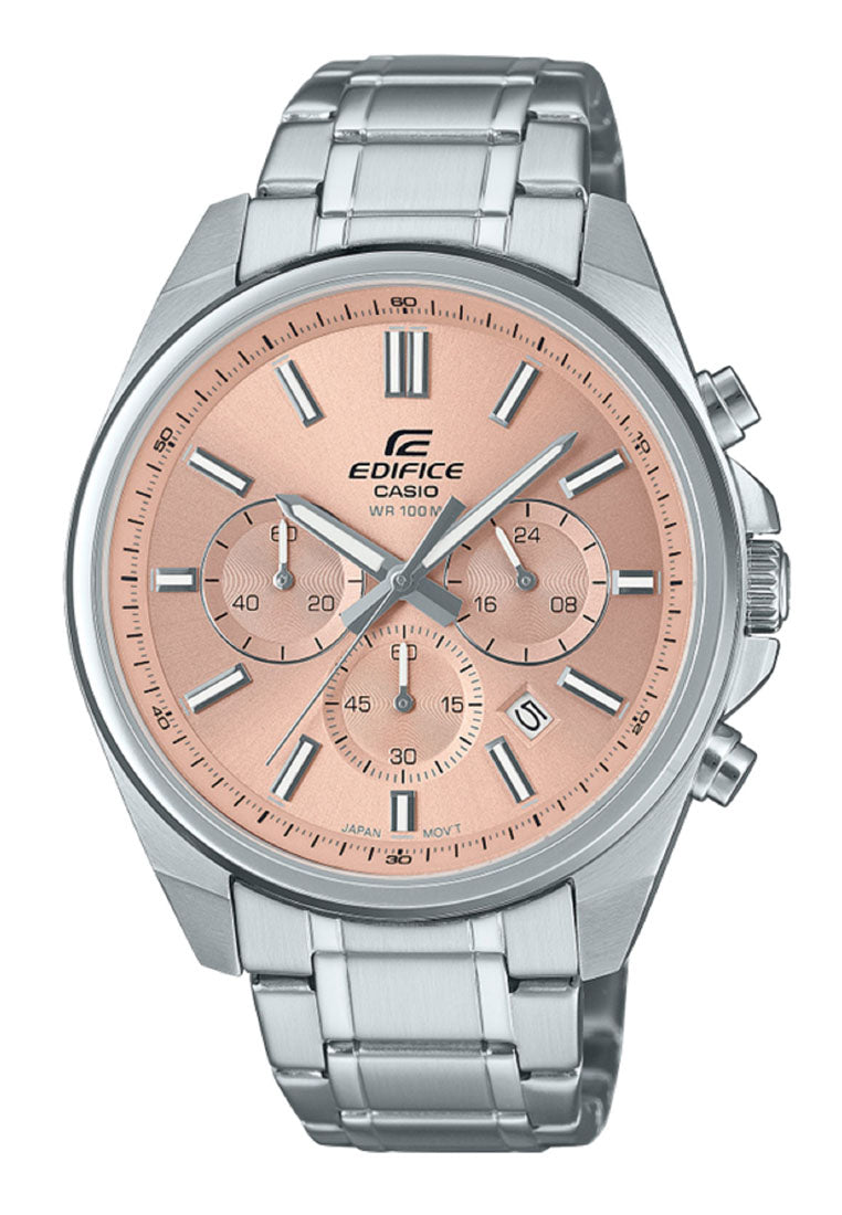 Casio Edifice EFV-650D-4A Chronograph Stainless Steel Strap Watch For Men-Watch Portal Philippines