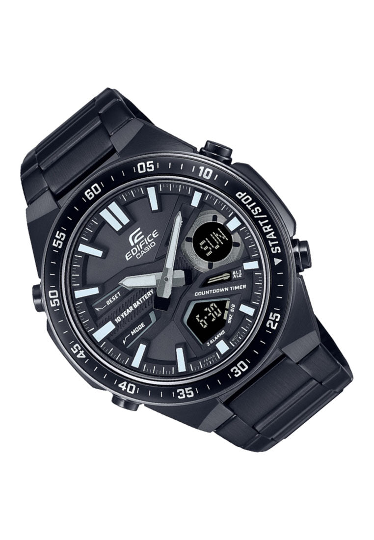 Casio Edifice EFV-C110DC-1A Digital Analog Stainless Steel Strap Watch for Men-Watch Portal Philippines