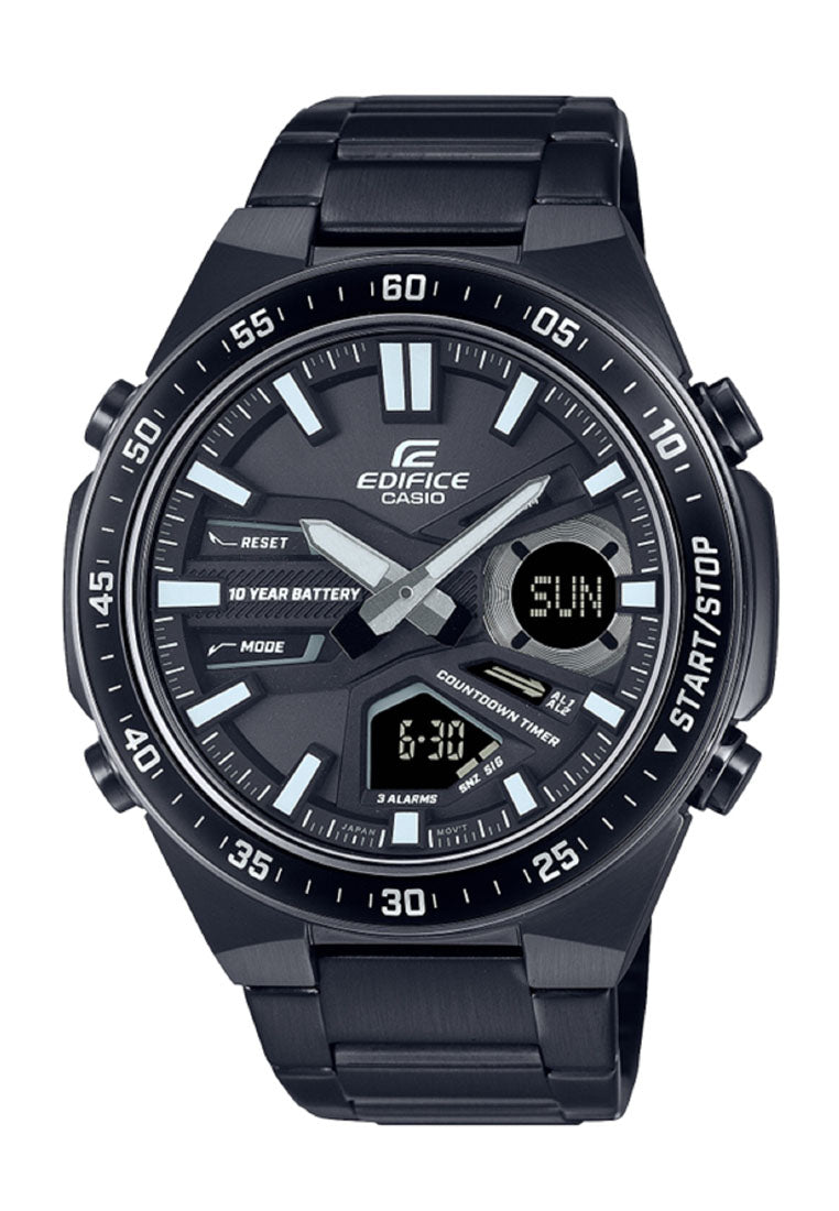 Casio Edifice EFV-C110DC-1A Digital Analog Stainless Steel Strap Watch for Men