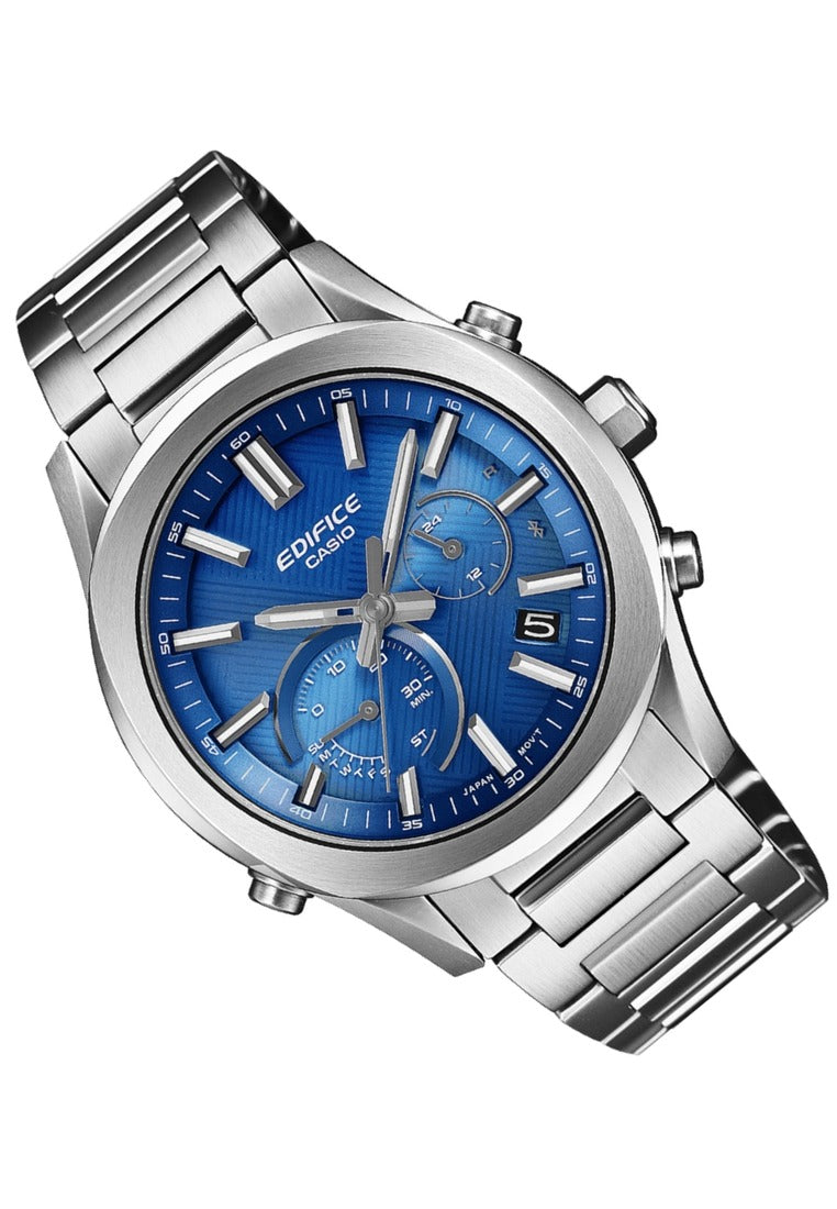 Casio Edifice EQB-1300D-2ADF Stainless Steel Strap Analog Bluetooth Solar Watch for Men-Watch Portal Philippines