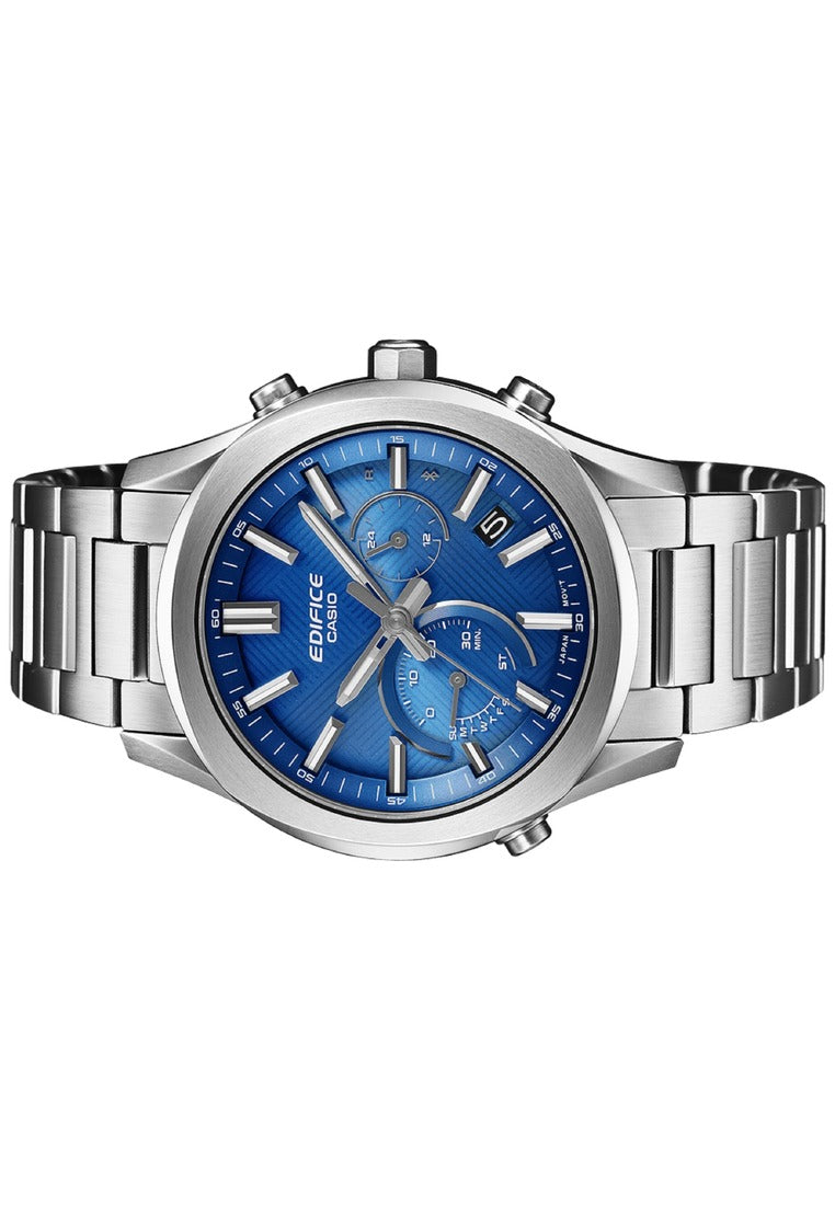 Casio Edifice EQB-1300D-2ADF Stainless Steel Strap Analog Bluetooth Solar Watch for Men-Watch Portal Philippines