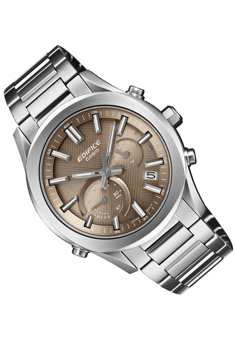 Casio Edifice EQB-1300D-5ADF Stainless Steel Strap Analog Bluetooth Solar Watch for Men-Watch Portal Philippines