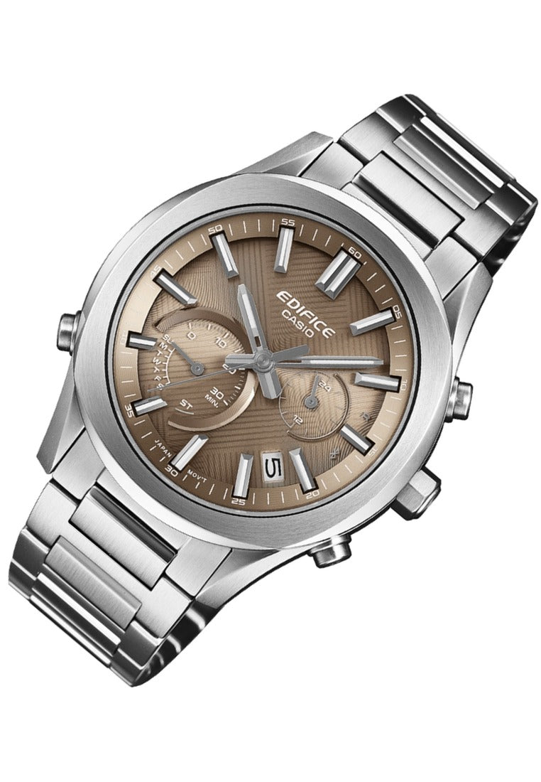 Casio Edifice EQB-1300D-5ADF Stainless Steel Strap Analog Bluetooth Solar Watch for Men-Watch Portal Philippines