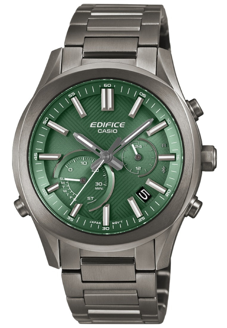 Casio Edifice EQB-1300DC-3ADF Stainless Steel Strap Analog Bluetooth Solar Watch for Men-Watch Portal Philippines