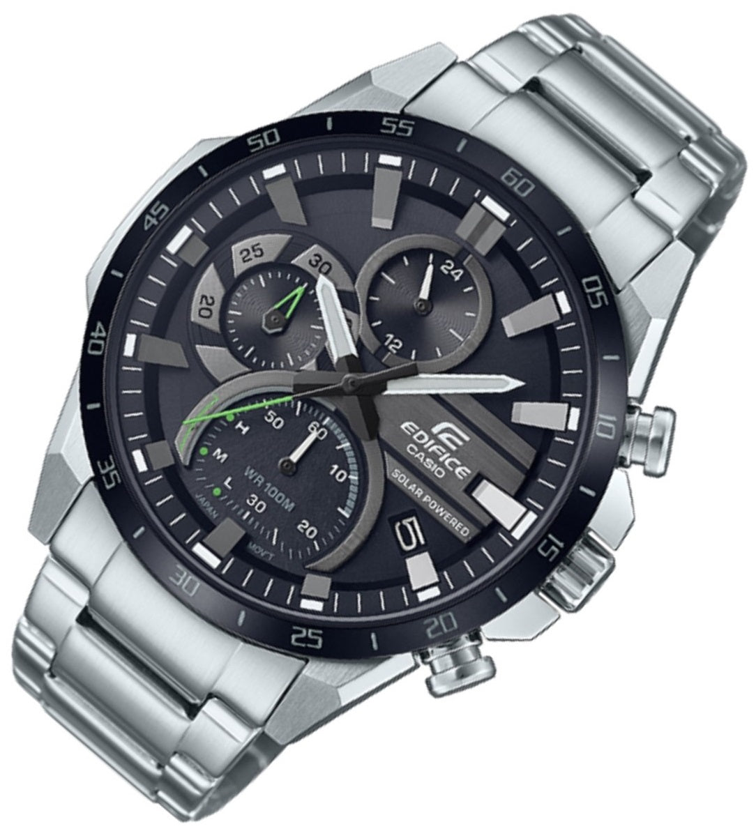 Casio Edifice EQS-940DB-1A Chronograph Solar Watch For Men-Watch Portal Philippines