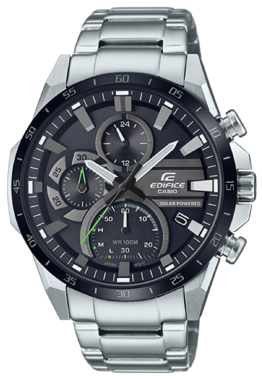 Casio Edifice EQS-940DB-1A Chronograph Solar Watch For Men-Watch Portal Philippines