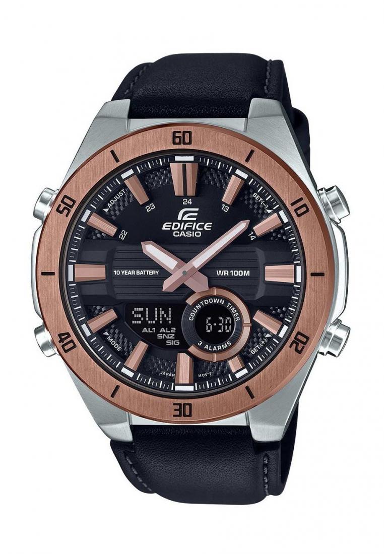 Casio Edifice ERA-110GL-1A Chronograph Leather Strap Watch For Men-Watch Portal Philippines