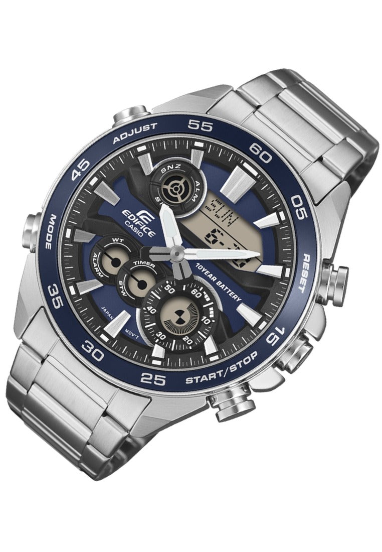 Casio Edifice ERA-130D-2ADF Stainless Steel Strap Digital Analog Watch for Men-Watch Portal Philippines