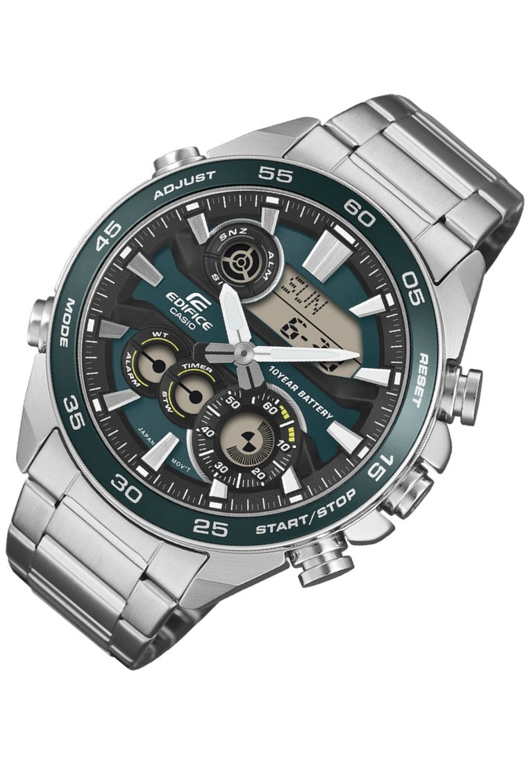 Casio Edifice ERA-130D-3ADF Stainless Steel Strap Digital Analog Watch for Men-Watch Portal Philippines