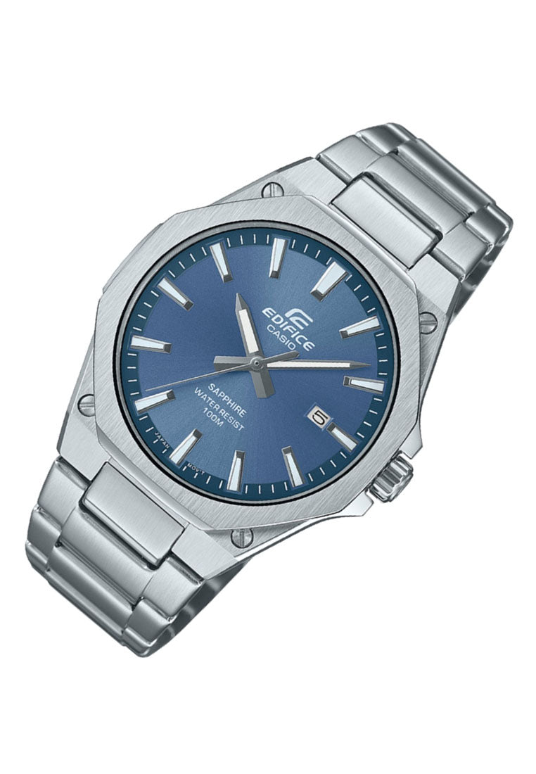 Casio EFR-S108D-2A Analog Stainless Steel Strap Watch for Men-Watch Portal Philippines
