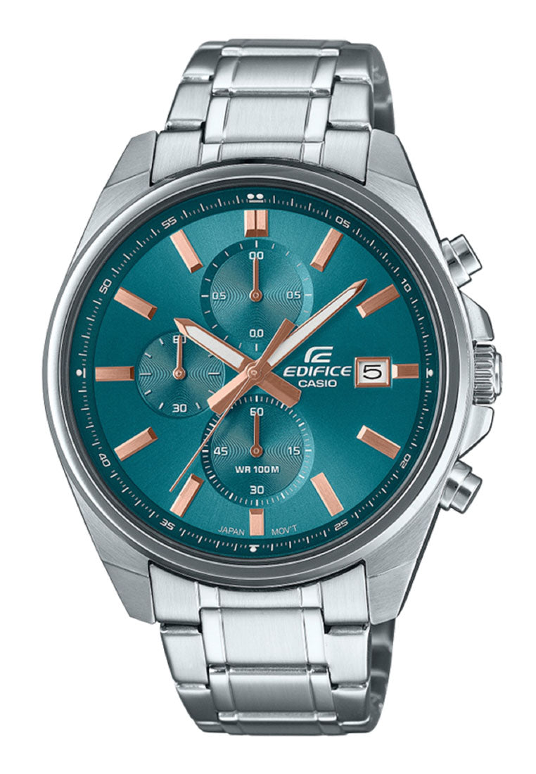 Casio EFV-610DE-2A Analog Stainless Steel Strap Chronograph Watch For Men-Watch Portal Philippines
