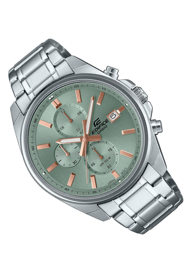 Casio EFV-610DE-3A Analog Stainless Steel Strap Chronograph Watch For Men-Watch Portal Philippines