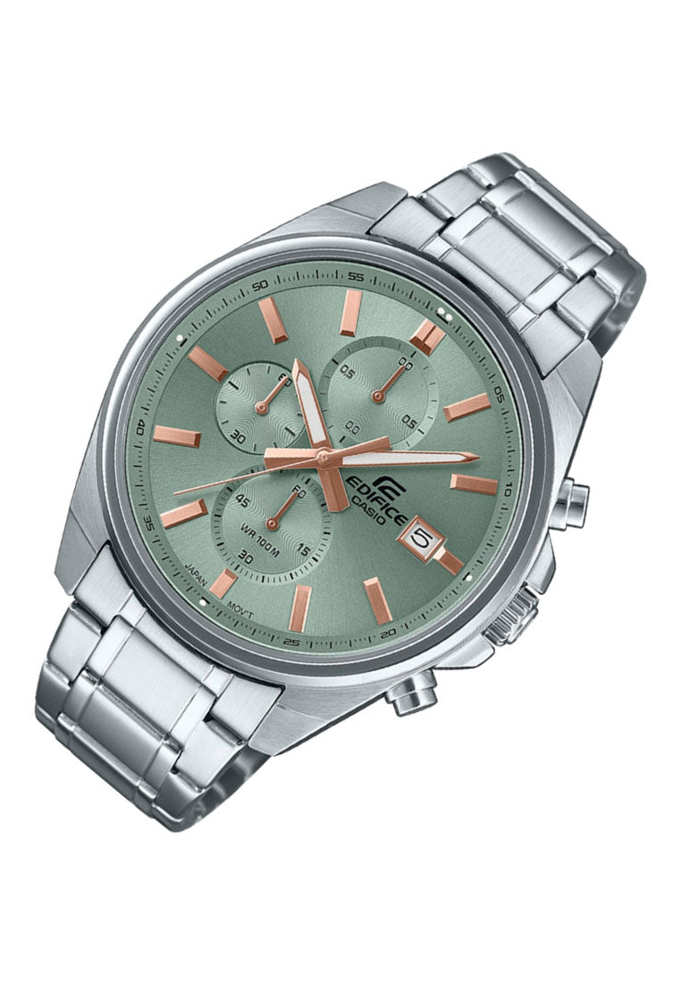 Casio EFV-610DE-3A Analog Stainless Steel Strap Chronograph Watch For Men-Watch Portal Philippines