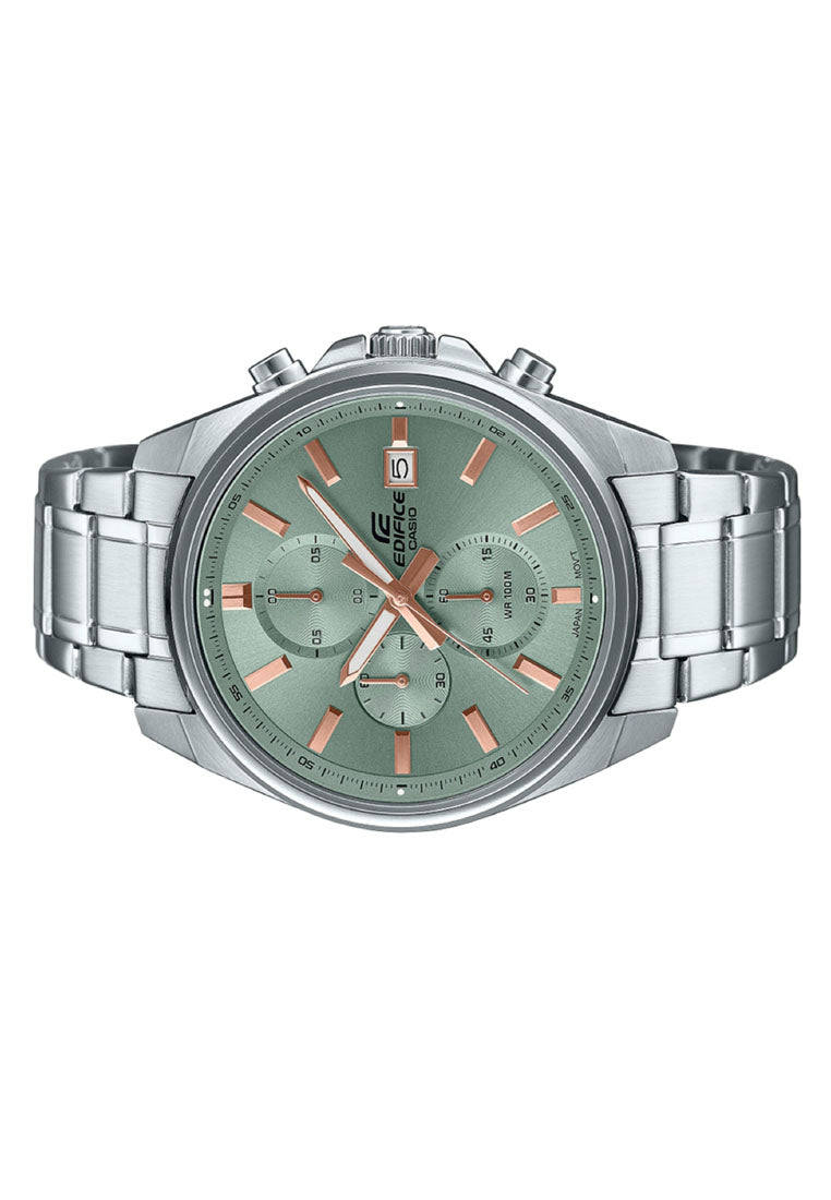 Casio EFV-610DE-3A Analog Stainless Steel Strap Chronograph Watch For Men-Watch Portal Philippines
