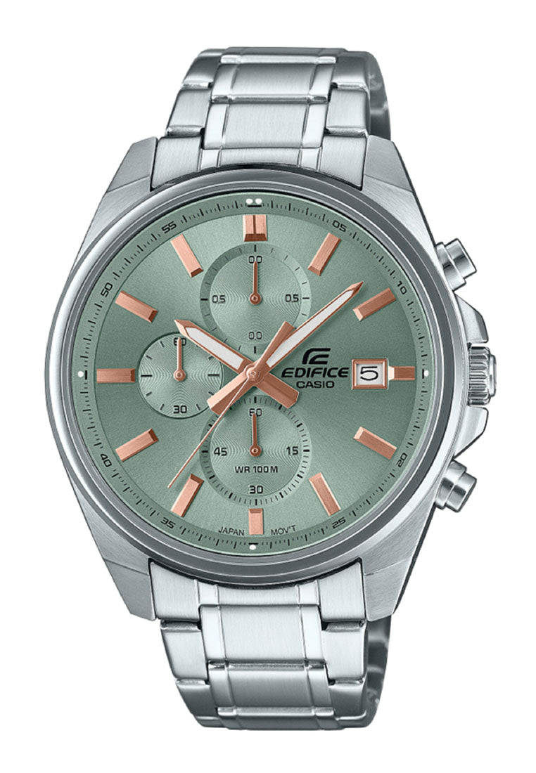 Casio EFV-610DE-3A Analog Stainless Steel Strap Chronograph Watch For Men-Watch Portal Philippines