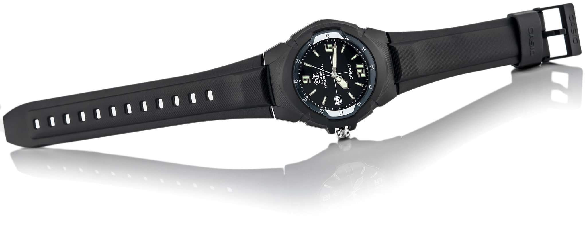 Casio Enticer MW-600F-1AVDF Black Resin Strap Analog Men's Watch-Watch Portal Philippines