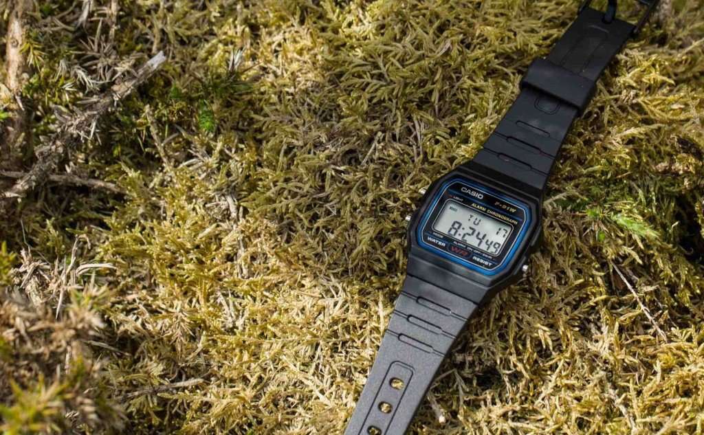 Casio F-91W-1D Black Resin Strap Watch for Men and Women-Watch Portal Philippines