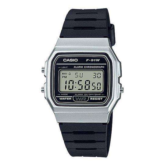 Casio F-91WM-7A Black Resin Strap Watch For Men and Women-Watch Portal Philippines