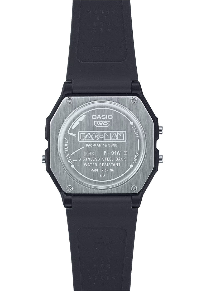 Casio F-91WPC-1A Pacman Digital Rubber Strap Watch-Watch Portal Philippines