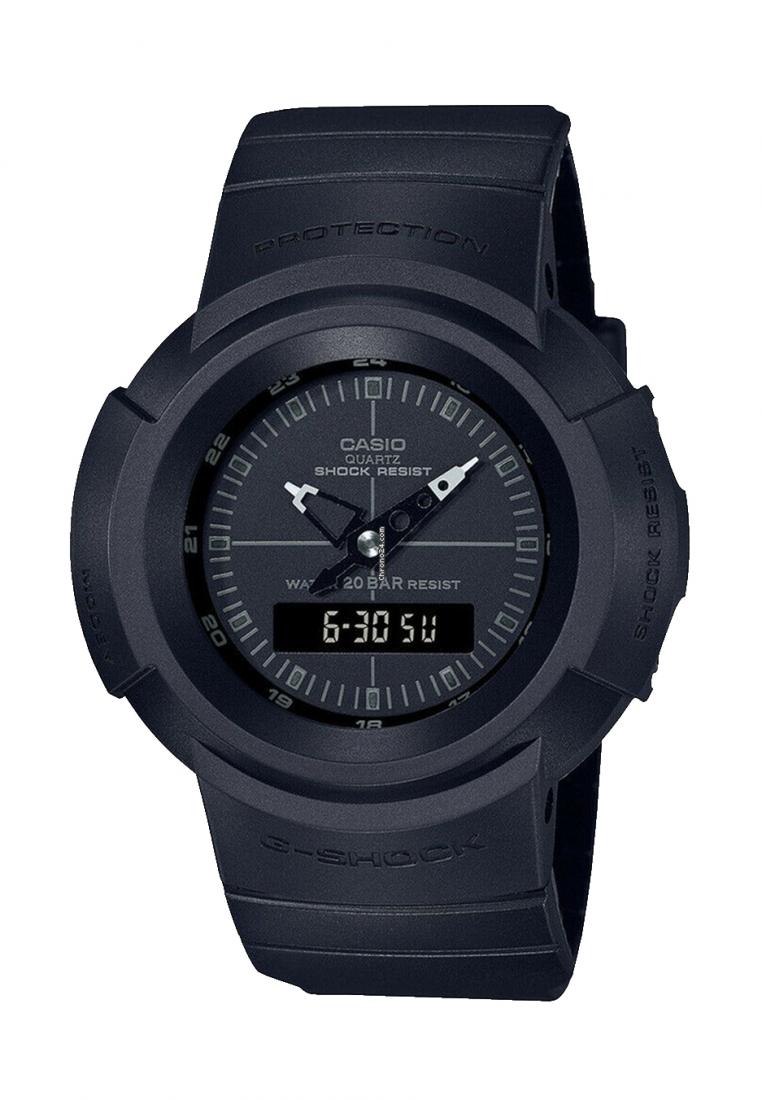 Casio G-shock AW-500BB-1EDR Digital Analog Rubber Strap Watch For Men-Watch Portal Philippines