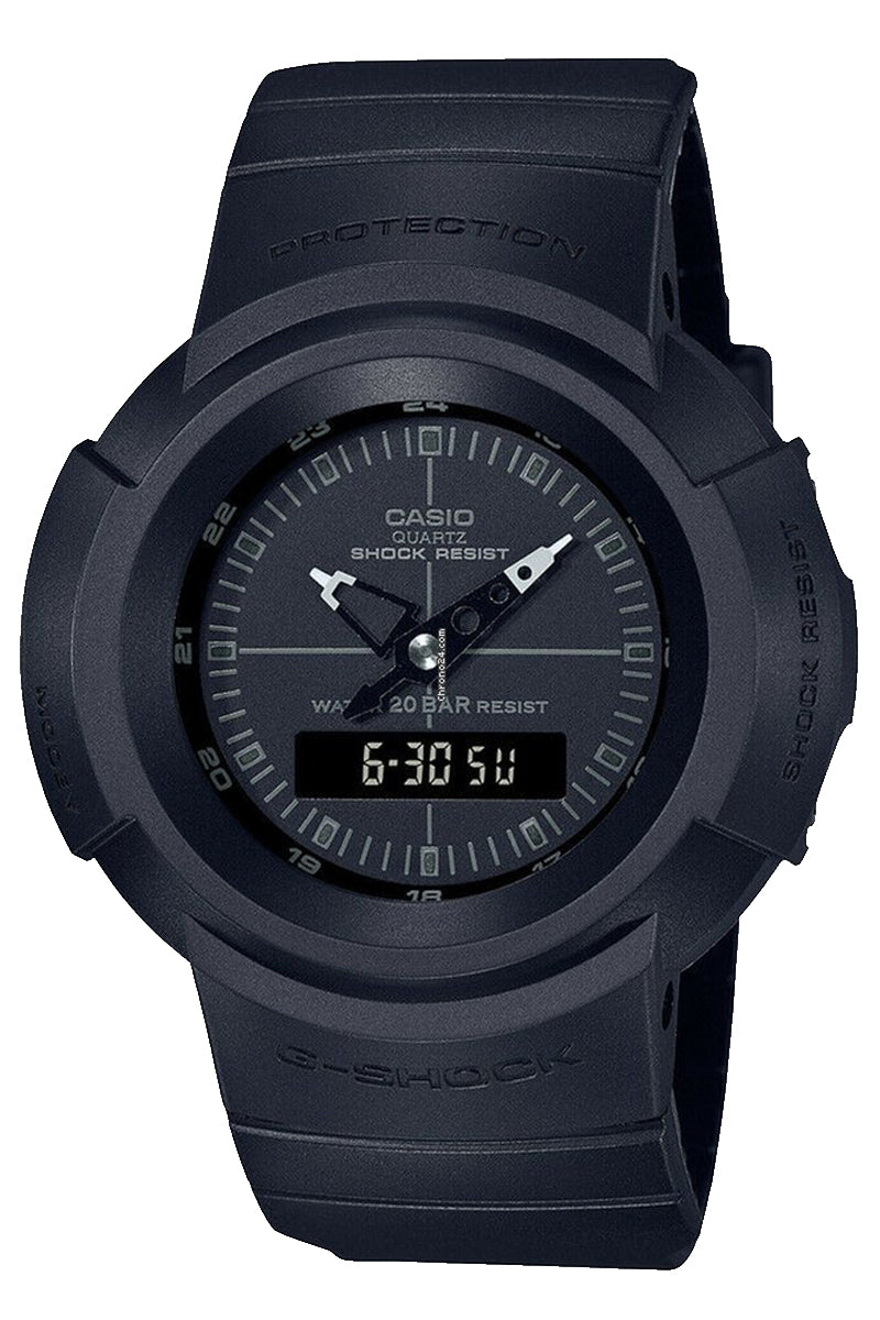 Casio G-shock AW-500BB-1EDR Digital Analog Rubber Strap Watch For Men-Watch Portal Philippines