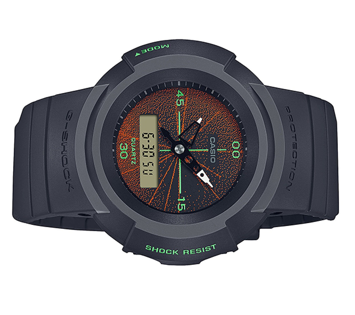 Casio G-shock AW-500MNT-1A Digital Analog Rubber Strap Watch For Men-Watch Portal Philippines