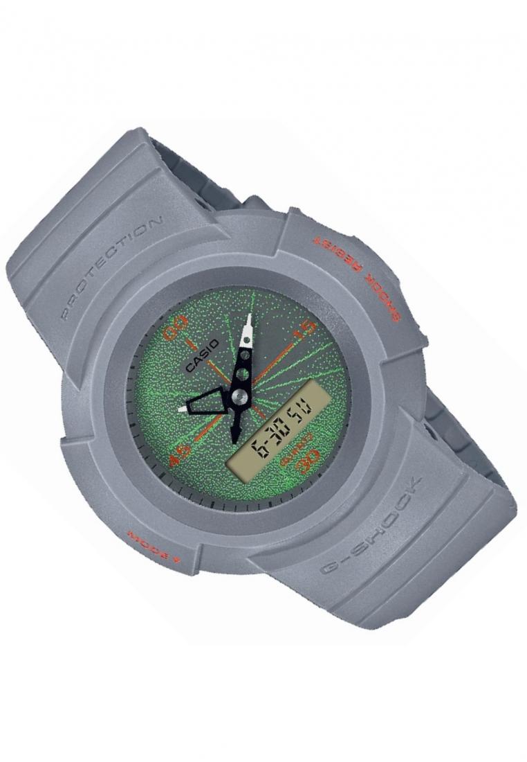 Casio G-shock AW-500MNT-8A Digital Analog Rubber Strap Watch For Men-Watch Portal Philippines