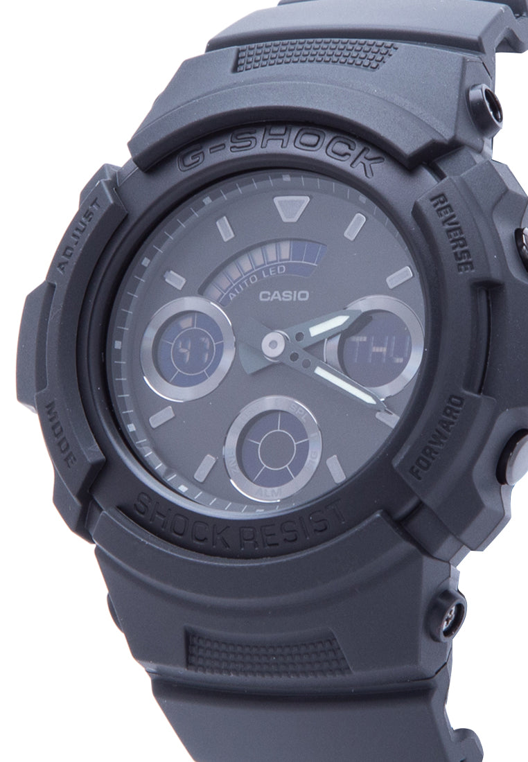 Casio G-shock AW-591BB-1A Digital Analog Rubber Strap Watch For Men-Watch Portal Philippines