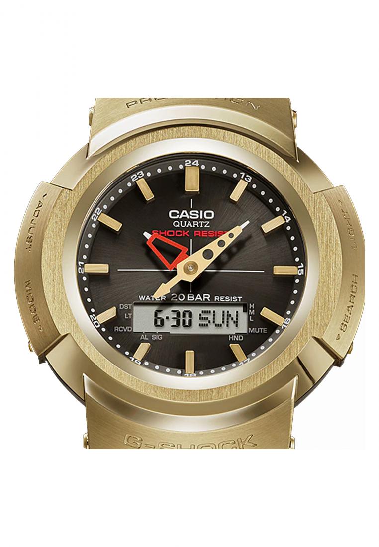 Casio G-shock AWM-500GD-9A Solar Digital Analog Stainless Steel Strap Watch For Men-Watch Portal Philippines