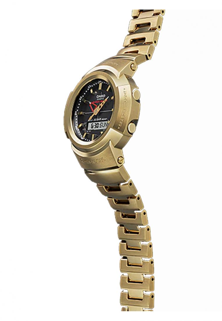 Casio G-shock AWM-500GD-9A Solar Digital Analog Stainless Steel Strap Watch For Men-Watch Portal Philippines