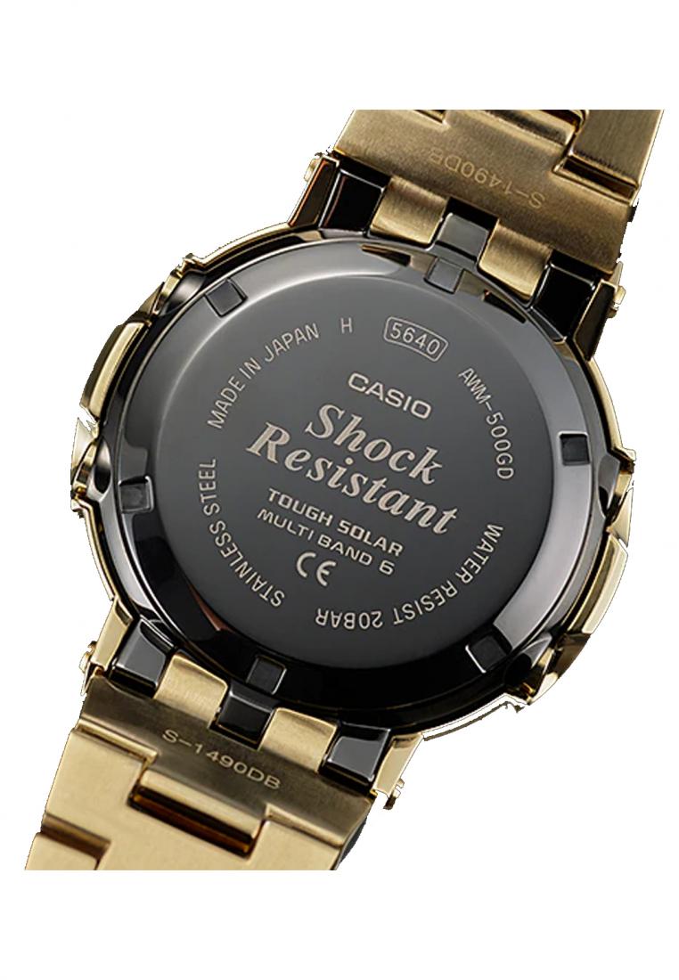 Casio G-shock AWM-500GD-9A Solar Digital Analog Stainless Steel Strap Watch For Men-Watch Portal Philippines