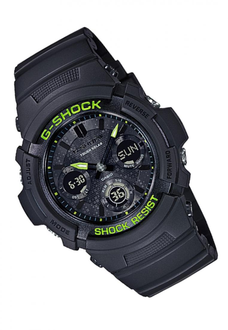 Casio G-shock AWR-M100SDC-1A Solar Digital Analog Rubber Strap Watch For Men-Watch Portal Philippines