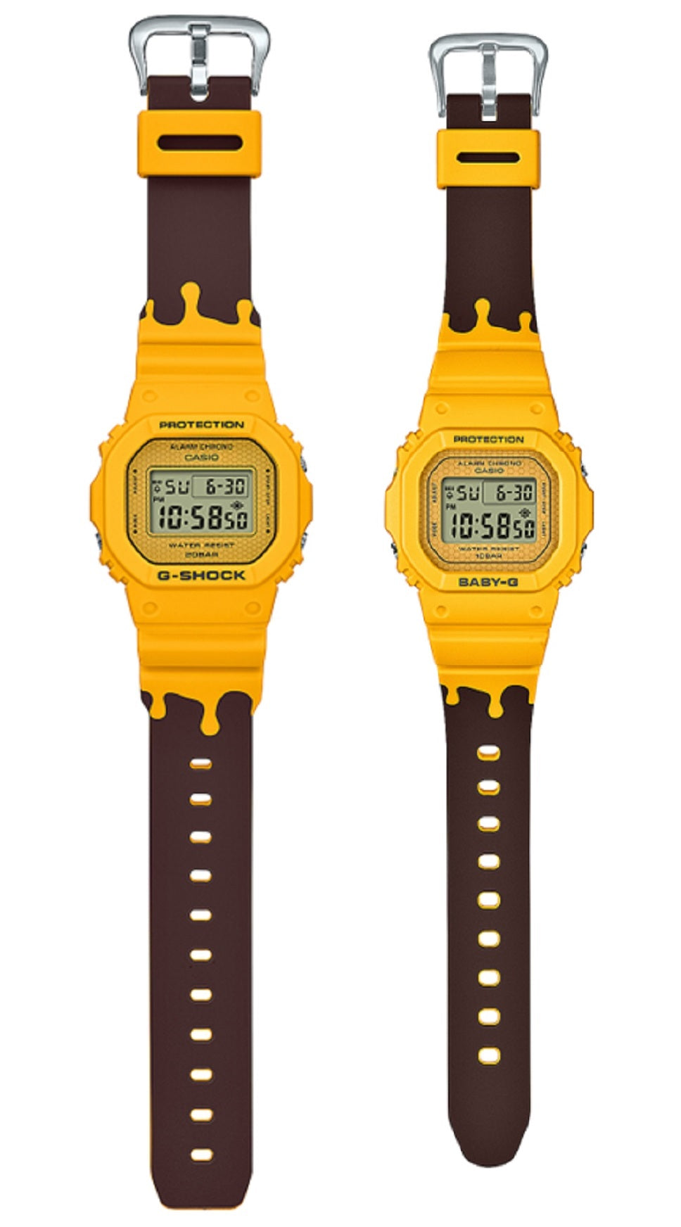 Casio G-Shock Baby-G Couple Watch SLV-22B-9DR Digital Rubber Strap Watch-Watch Portal Philippines