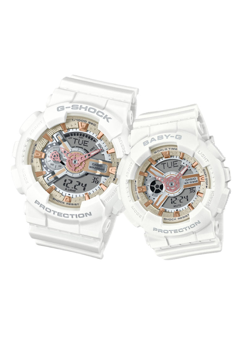 Casio G-shock Baby-g Pair LOV-24A-7A Digital Analog Rubber Strap Couple Watch-Watch Portal Philippines