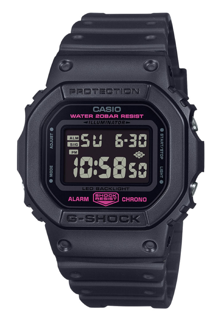 Casio G-shock DW-5600PK-1DR Digital Rubber Strap Watch for Men-Watch Portal Philippines